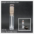 Transparent&Empty Quadrate Lip Gloss Tube AG-01, AGPM Cosmetic Packaging , Custom Colors/Logo